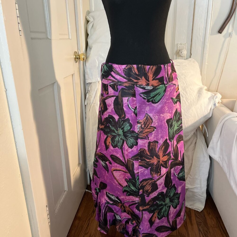 marni skirt or  dress hawaiian floral holiday sm-medium (42)